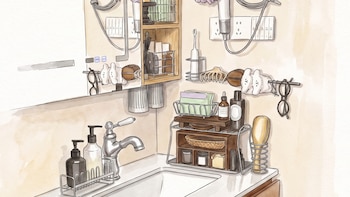 5 ideas para sumar estantes y ganar espacio en el baño