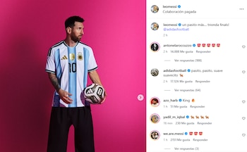 el posteo de messi con la trionda
