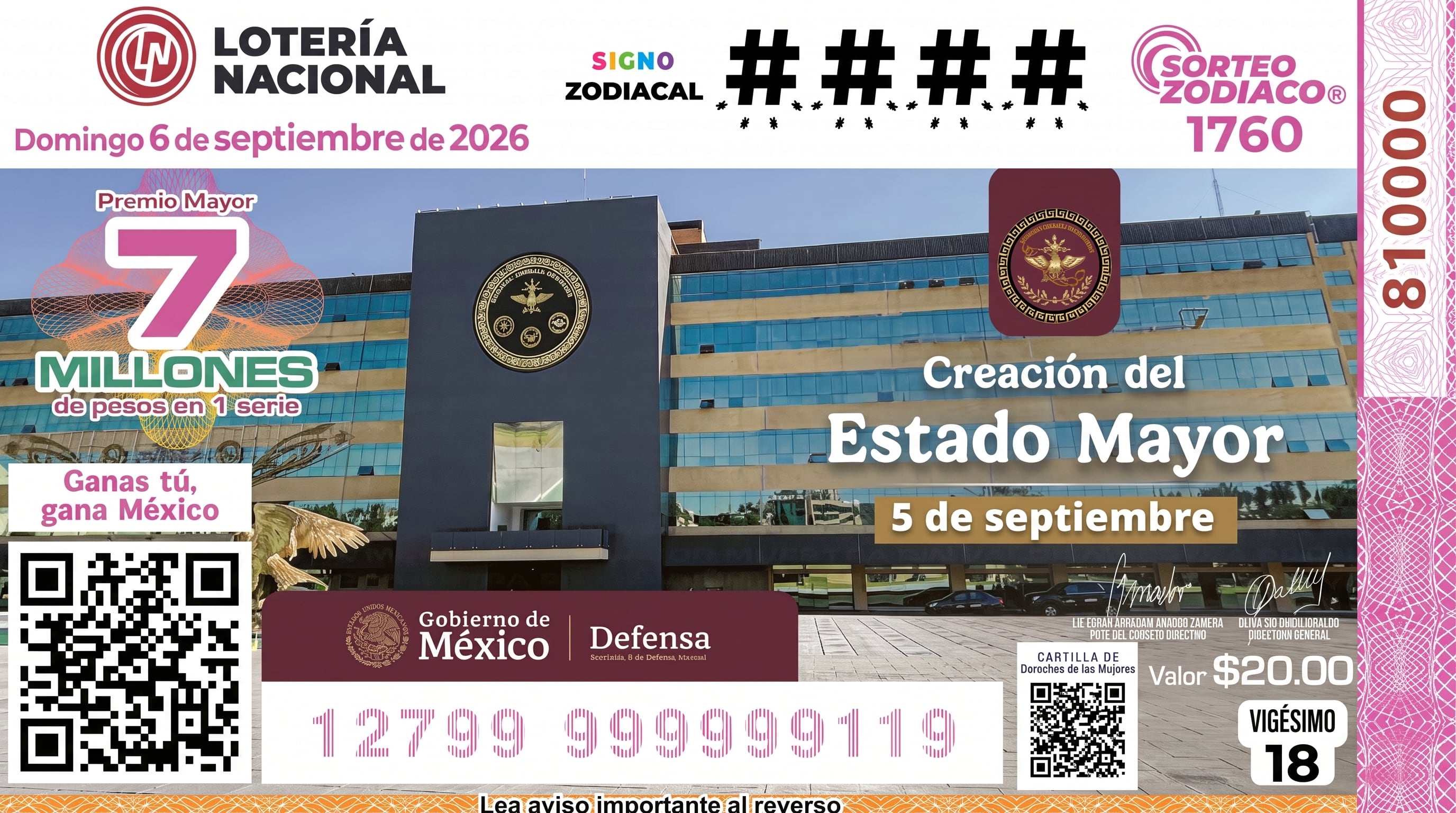 Lotería Nacional.