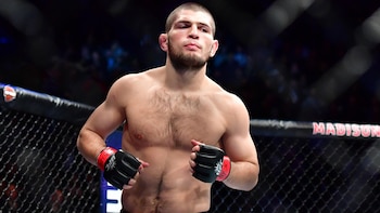 Khabib afirmó que su motor competitivo era el rechazo a perder y contó que sostenía una rutina de hasta tres entrenamientos diarios para no ceder terreno (Jason Silva/ Alamy Live News)