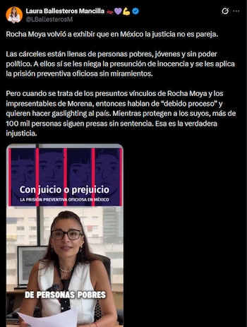 “Esto es un verdadero atropello, no lo queremos dejar de denunciar”, afirmó, antes de señalar que existe un “ocultamiento de la verdad” y un “encubrimiento hacia Rocha Moya”.
