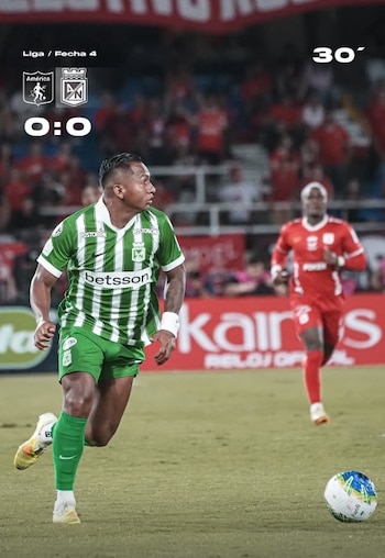 Atlético Nacional iguala sin goles con América de Cali - crédito Atlético Nacional
