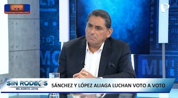 Carlos Álvarez criticou a ONPE e exigiu a renúncia de Corvetto: “Há irregularidades muito graves”. Captura: sem desvio.