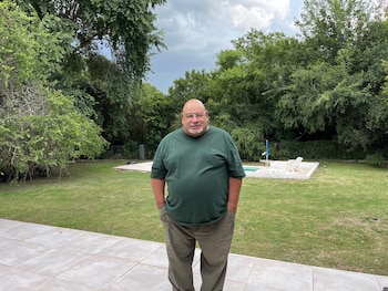 Roly Serrano, en la casa