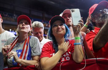 Simpatizantes de Donald Trump en