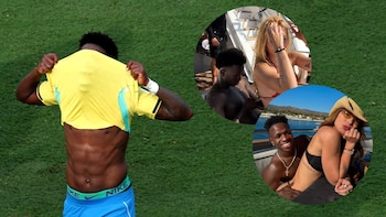 Las polémicas fotos de Vinicius Junior con su novia tras el fracaso de Brasil en el Mundial 2026