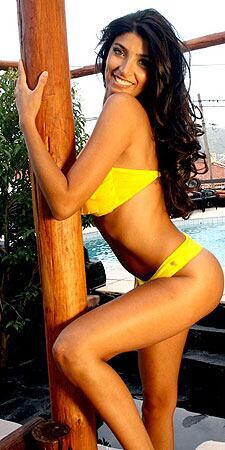 Solange Abraham recién salida de la casa de Gran Hermano en 2011