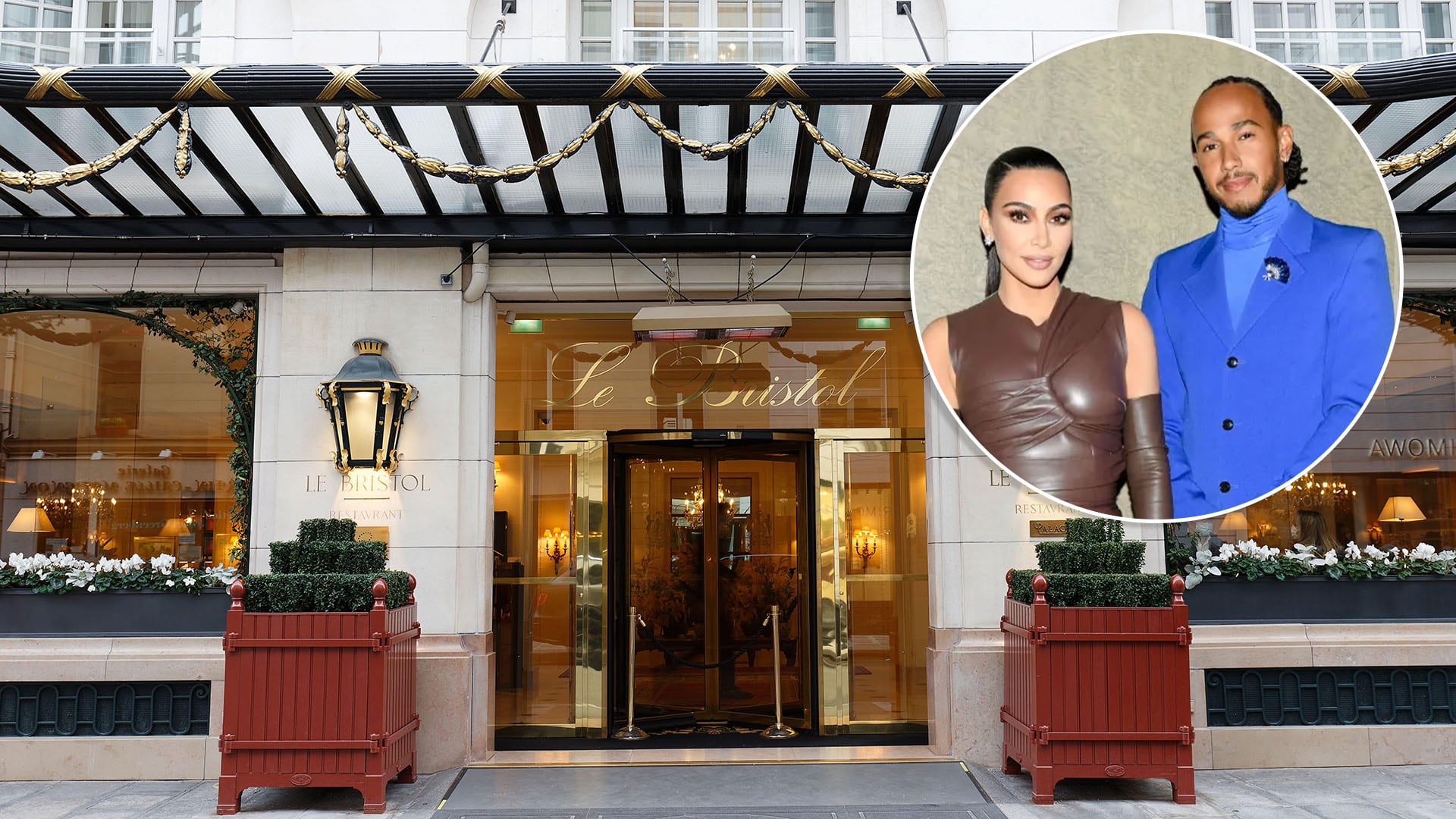 Hamilton y Kardashian estuvieron en París