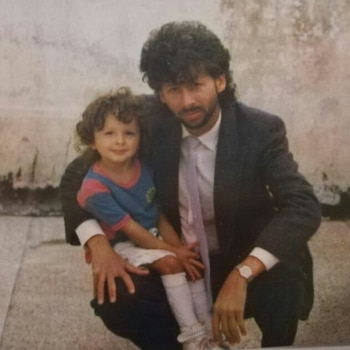 Galy Galiano y su hija