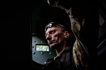 Valeriy, el soldado ucraniano encargado