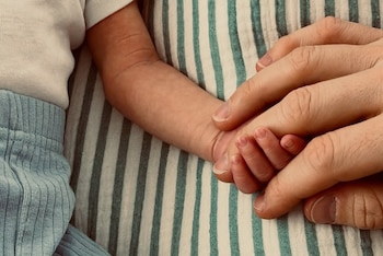 Las tiernas fotos de Sofía Aldrey con Marco, su hijo