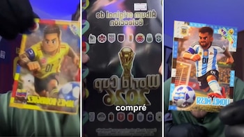 ‘Influencer’ mostró la versión pirata del álbum del Mundial 2026 con sus láminas: le salió James Rodríguez y Lionel Messi