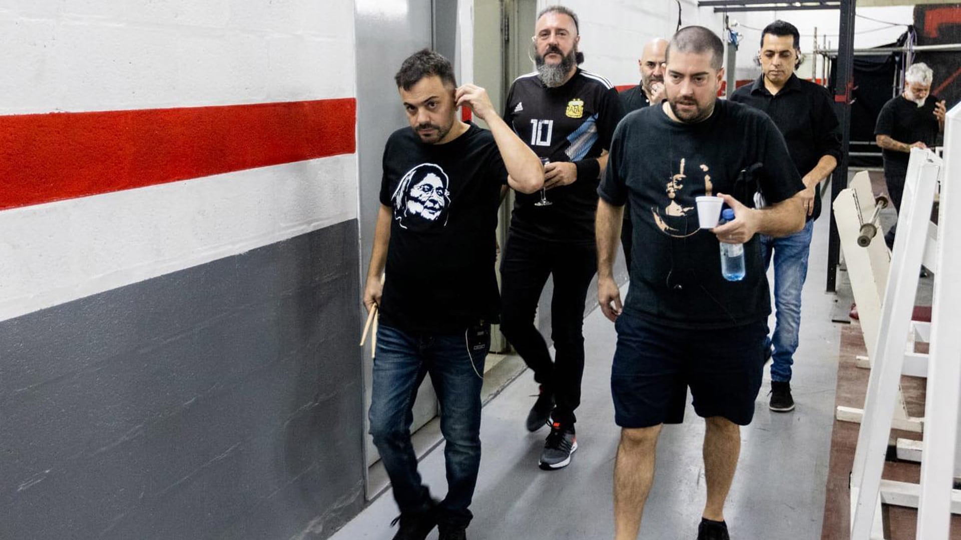 Luis Gastón Lamas, junto a Pato Fontanet