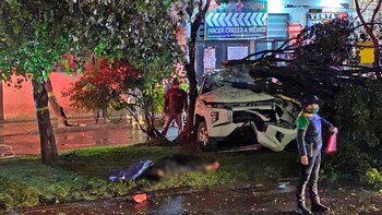 El desastre se registró en