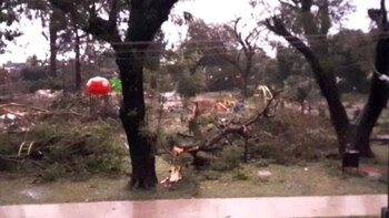 Así quedó uno de los