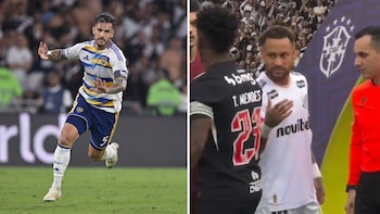 Neymar celebró el pase de Boca Juniors a la final de la Copa Sudamericana: el guiño a Paredes y su diputa personal detrás del festejo