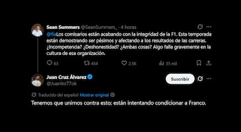 Un ejecutivo de mercado libre habló de la sanción de Colapinto
