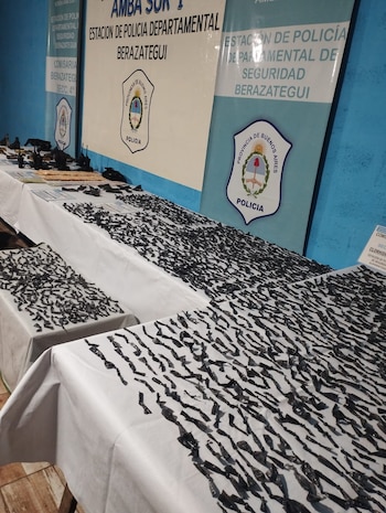 Más de mil dosis de pasta base fueron secuestradas durante los allanamientos