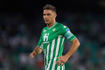 Joaquín durante el partido ante