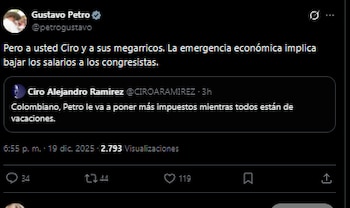 El mandatario indicó que los