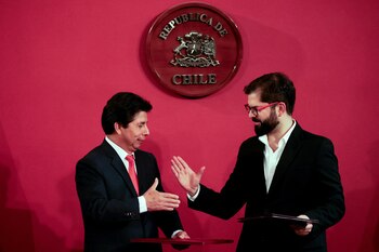 Gabriel Boric y Pedro Castillo