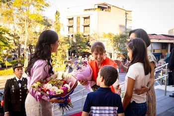Gabriela de Bukele y María