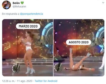 La caída Adabel Guerrero representando