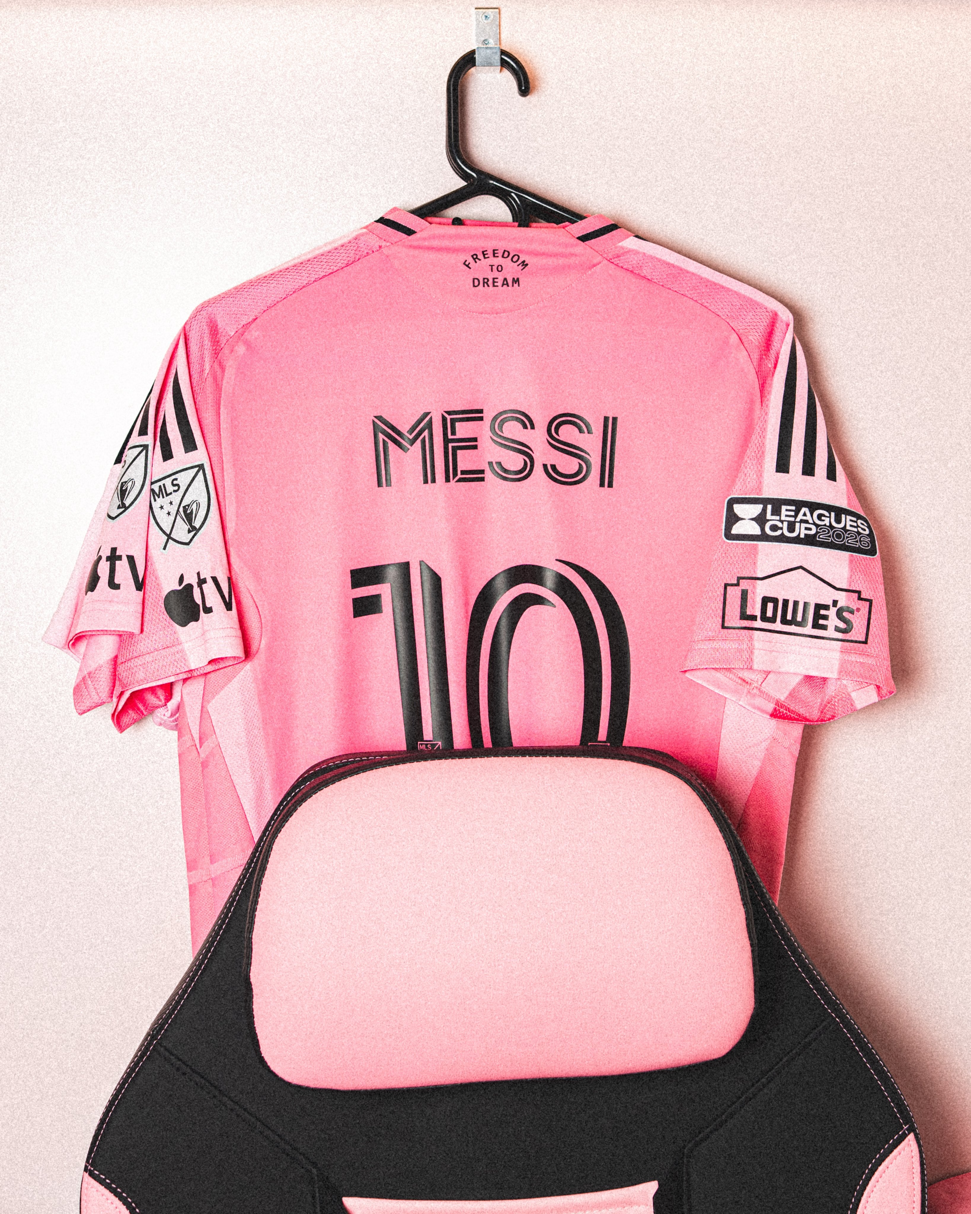 La camiseta de Messi, preparada para el duelo