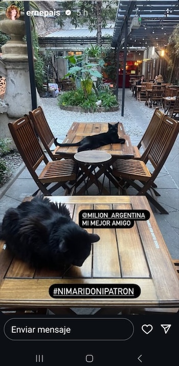 Reapareció Ernestina Pais después de