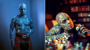 El profesor tatuado que desafía los estereotipos en el aula: Sylvain Hélaine lucha por su derecho a enseñar. (Instagram: freakyhoody)