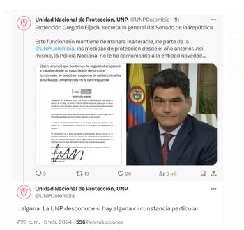 Con este mensaje en su