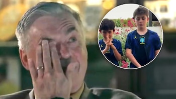 El video que emocionó hasta las lágrimas a Carlo Ancelotti a días del debut con Brasil en la Copa del Mundo