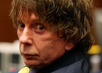 Phil Spector durante su juicio