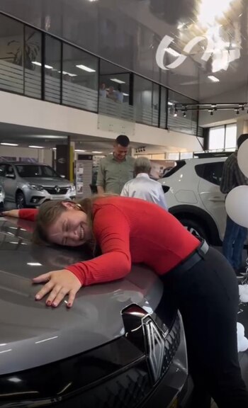 La presentadora de La casa