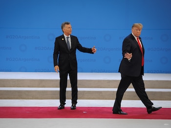 Trump y Macri en un