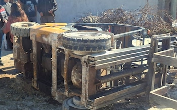 Peritos oficiales realizaron tareas en el sitio para establecer las circunstancias del accidente laboral