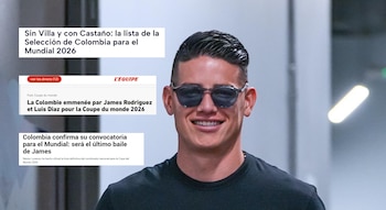 James Rodríguez es el nombre en común en los diarios del mundo luego de que Néstor Lorenzo revelara la lista de 26 convocados a la selección Colombia para la Copa Mundial de la FIFA - crédito FCF