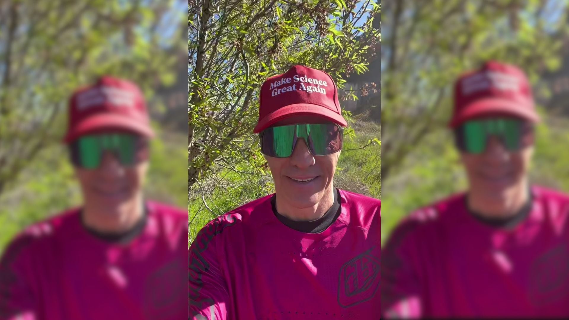 El presidente español, Pedro Sánchez, ha publicado en su perfil de Instagram su tarde de sábado practicando ciclismo de montaña. / Captura de pantalla