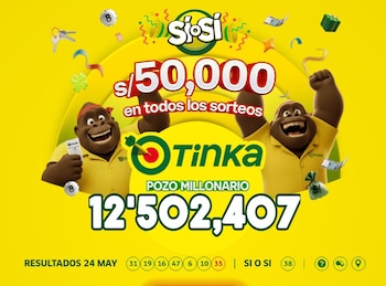 La Tinka EN DIRECTO: resultados y números ganadores del domingo 24 de mayo del 2026. Captura: La Tinka.