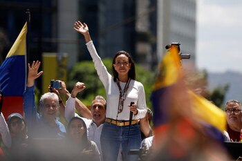 La líder opositora venezolana María