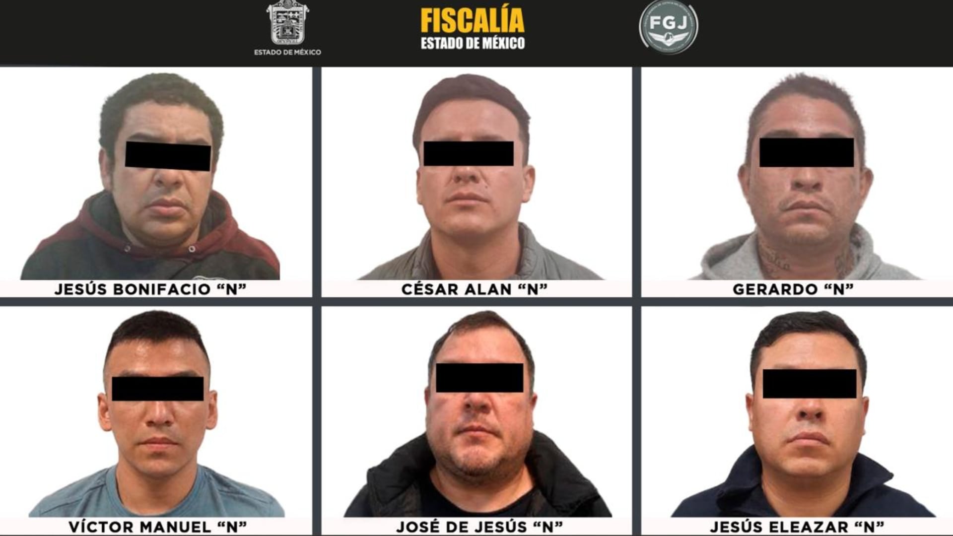 Un vehículo gris cerró el paso a la unidad en la colonia Santa María Guadalupe; tres de los imputados descendieron armados y sometieron al conductor. Crédito: FGJEM