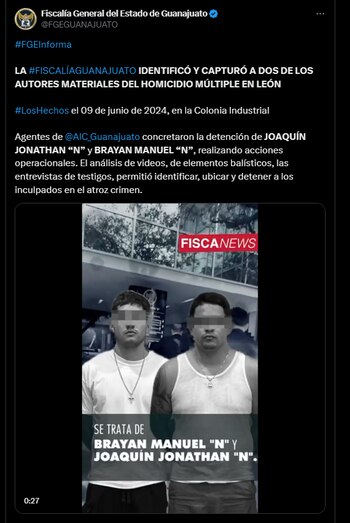 Joaquín Jonathan y Brayan Manuel,