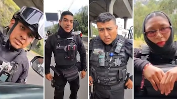 Suspenden a cuatro policías de Tlalnepantla tras video de presunto abuso de autoridad en la autopista México-Querétaro