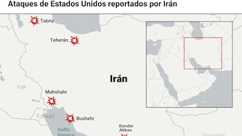 (MAPA) EEUU bombardea Irán por undécima noche consecutiva