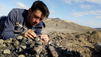 Kevin Gomez en trabajo de