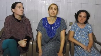 Hamas mostró a tres rehenes