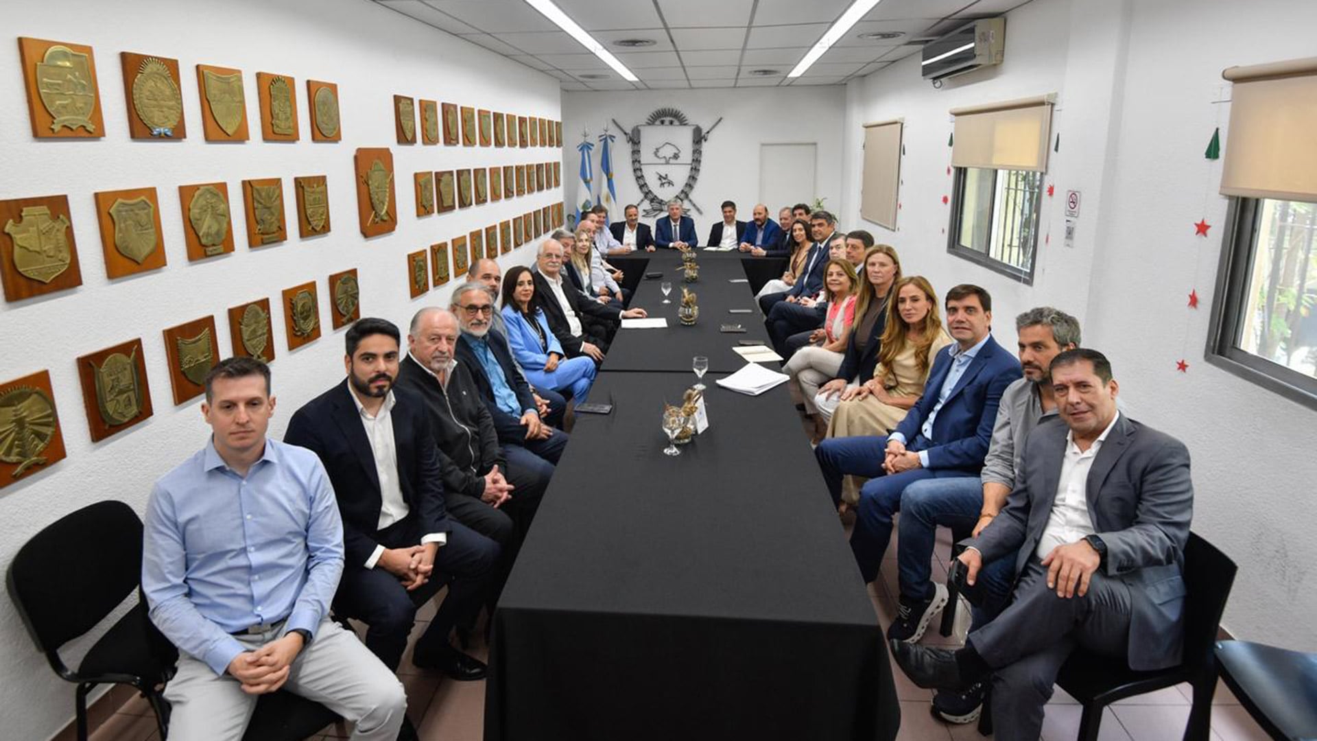 De la reunión formaron parte varios legisladores de Fuerza Patria