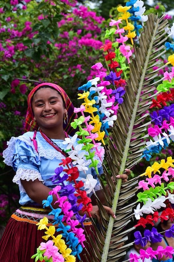 Las calles del distrito se cubren de flores y palmas, celebrando la distinción de la UNESCO.