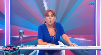 Magaly Medina no ocultó su indignación frente a esas versiones y consideró especialmente grave que se difundan acusaciones sin ningún sustento. Captura: Magaly TV La Firme.