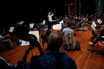 El Ministerio de Cultura adelanta un concurso internacional para la selección del director (a) titular de la Orquesta Sinfónica Nacional de Panamá, temporada 2026. EFE/Bienvenido Velasco